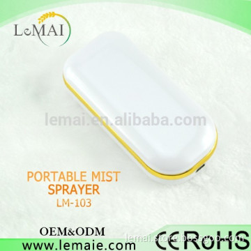 HOT!!! korean skin care products mini nano spray portable facial humidifier/facial steamer